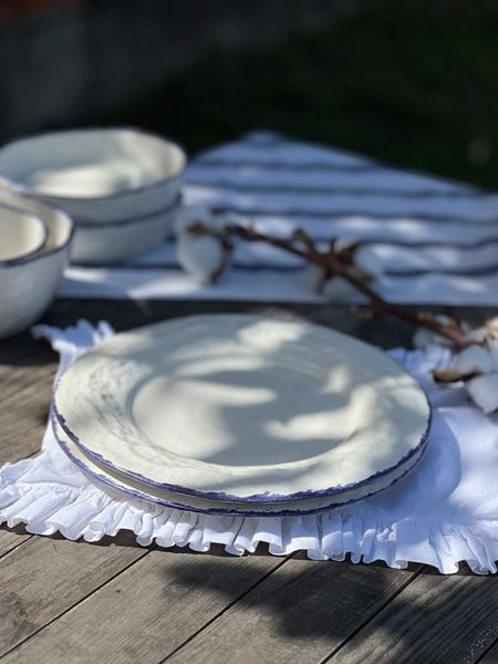 Coral Dinner Plate 26 cm Blue Loft