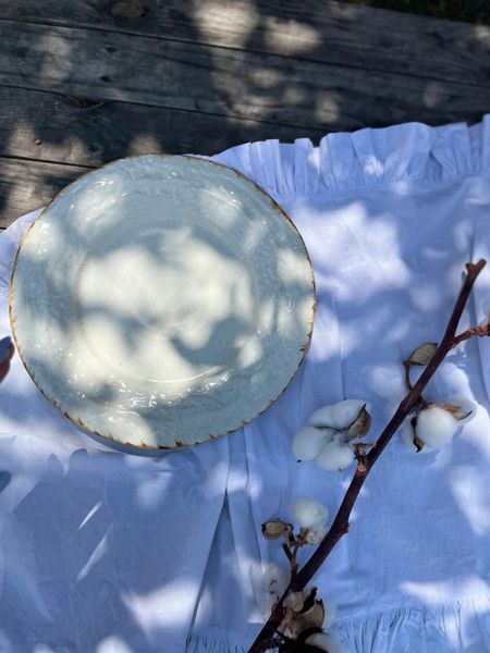 Dining plate Coral 26 cm Brown Loft